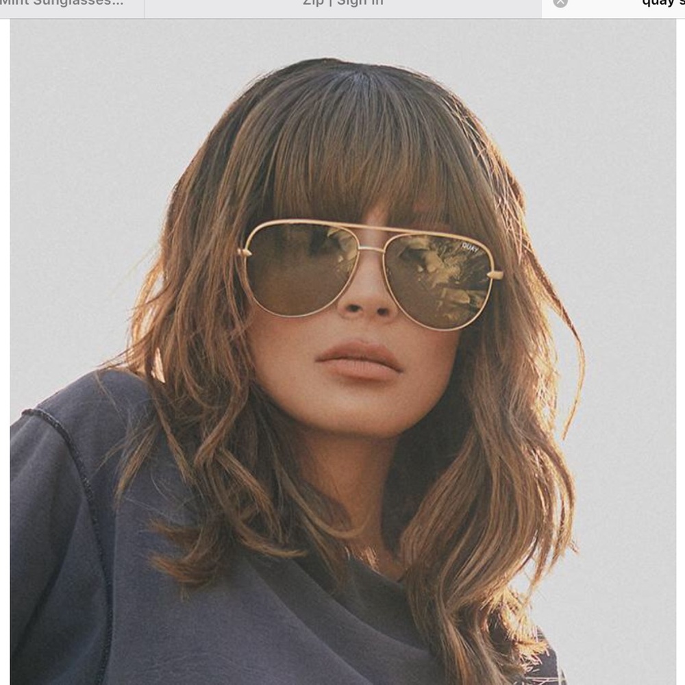 Quay Sahara’s in Gold/Taupe